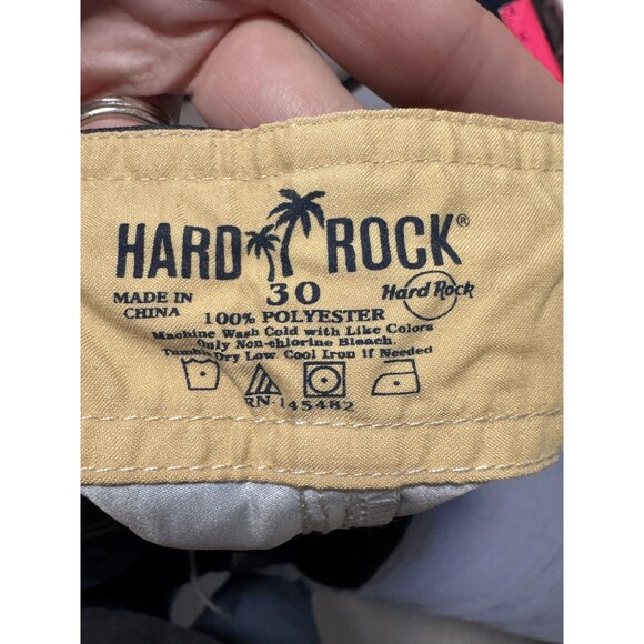 Hard Rock Cafe Hibiscus Hawaiian Ombre Swim Trunks Board Shorts Size 30 NWT - Picture 6 of 6